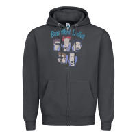 Smoke barenaked ladies vintage 1993 cartoon Zipper Hoodie - linhVisuals