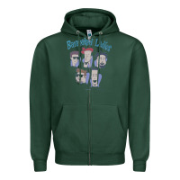 Sports Green barenaked ladies vintage 1993 cartoon Zipper Hoodie - linhVisuals