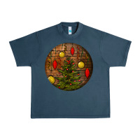 Midnight Navy christmas Urban Heavy Tee - BundleAndBundleShop