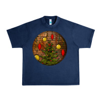 Navy christmas Urban Heavy Tee - BundleAndBundleShop