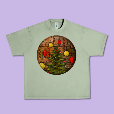Christmas Urban Heavy Tee Designed By Bundleandbundleshop