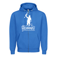 True Royal Red Dawn Wolverines Zipper Hoodie - linhVisuals