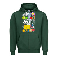Sports Green battle for dream island poster [tb] Zipper Hoodie - linhVisuals