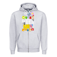 Heather Grey battle for dream island poster [tb] Zipper Hoodie - linhVisuals