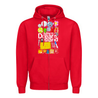 Red battle for dream island poster [tb] Zipper Hoodie - linhVisuals