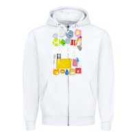 White battle for dream island poster [tb] Zipper Hoodie - linhVisuals