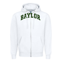 White baylor [tw] Zipper Hoodie - linhVisuals