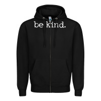 Black be kind. [tb] Zipper Hoodie - linhVisuals