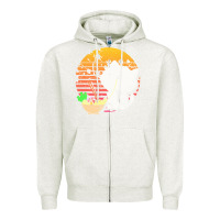 Oatmeal Heather cat t  shirt ramen noodles kawaii cat t  shirt Zipper Hoodie - linhVisuals