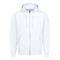 White be the change [tb] Zipper Hoodie - linhVisuals