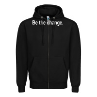 Black be the change [tb] Zipper Hoodie - linhVisuals