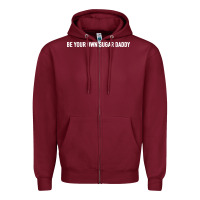 Burgundy be your own sugar daddy [tb] Zipper Hoodie - linhVisuals