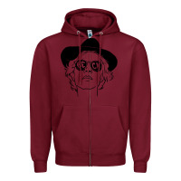 Burgundy beck [tw] Zipper Hoodie - linhVisuals