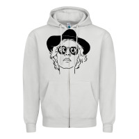 Dove Grey beck [tw] Zipper Hoodie - linhVisuals