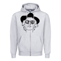 Heather Grey beck [tw] Zipper Hoodie - linhVisuals