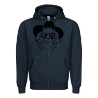 Navy beck [tw] Zipper Hoodie - linhVisuals