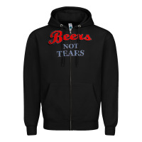 Black beers not tears Zipper Hoodie - linhVisuals