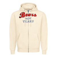Sandshell beers not tears Zipper Hoodie - linhVisuals