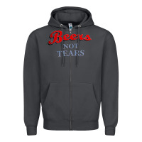 Smoke beers not tears Zipper Hoodie - linhVisuals