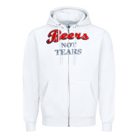 White beers not tears Zipper Hoodie - linhVisuals
