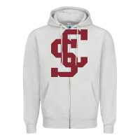 Dove Grey santa clara br Zipper Hoodie - linhVisuals