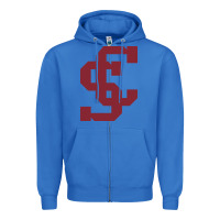 True Royal santa clara br Zipper Hoodie - linhVisuals