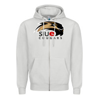 Dove Grey siu edwardsville Zipper Hoodie - linhVisuals