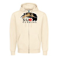 Sandshell siu edwardsville Zipper Hoodie - linhVisuals