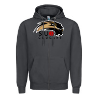 Smoke siu edwardsville Zipper Hoodie - linhVisuals