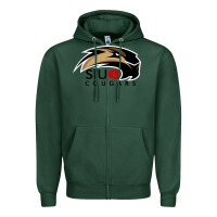 Sports Green siu edwardsville Zipper Hoodie - linhVisuals