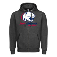 Charcoal Heather south alabam Zipper Hoodie - linhVisuals