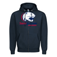 Navy south alabam Zipper Hoodie - linhVisuals