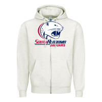 Oatmeal Heather south alabam Zipper Hoodie - linhVisuals