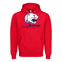 Red south alabam Zipper Hoodie - linhVisuals