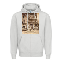 Dove Grey Jethro Tull Zipper Hoodie - linhVisuals