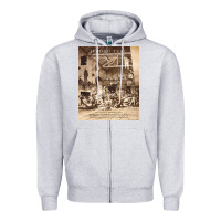 Heather Grey Jethro Tull Zipper Hoodie - linhVisuals