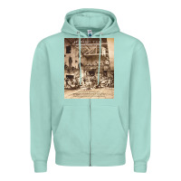 Seafoam Jethro Tull Zipper Hoodie - linhVisuals