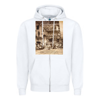 White Jethro Tull Zipper Hoodie - linhVisuals