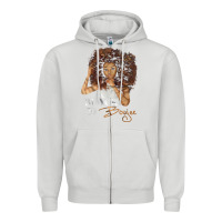 Dove Grey black and boujee [tb] Zipper Hoodie - linhVisuals