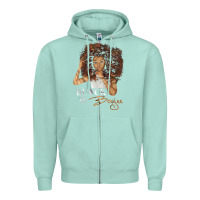 Seafoam black and boujee [tb] Zipper Hoodie - linhVisuals