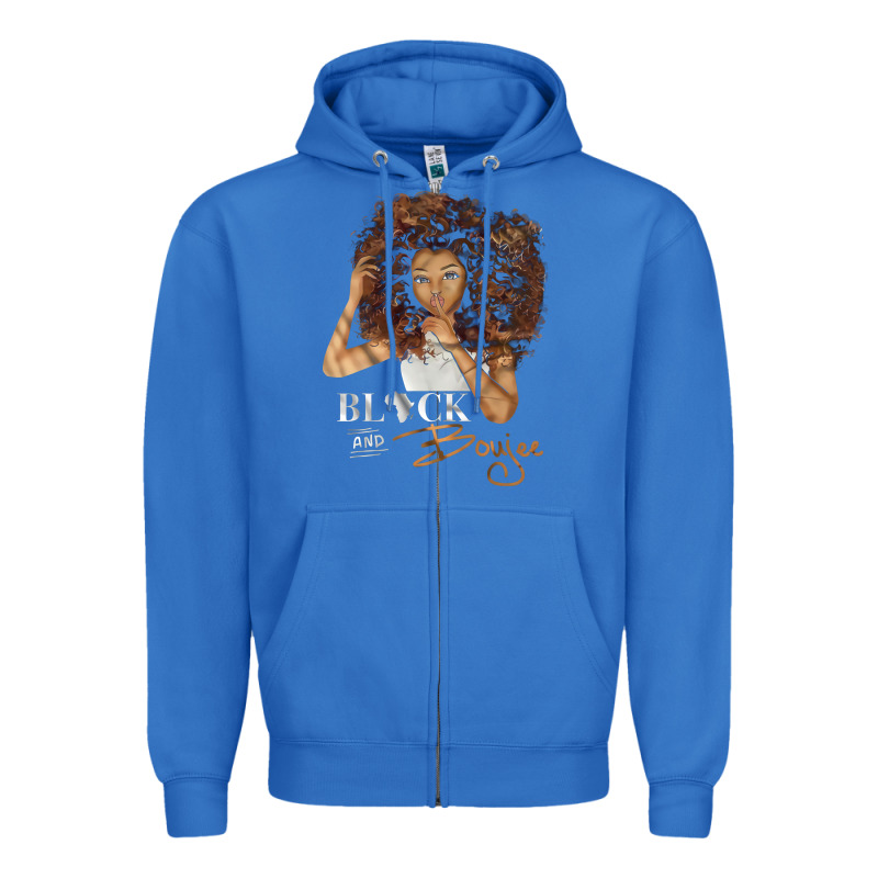 Black And Boujee [tb] Zipper Hoodie by linhVisuals | Teevron