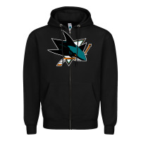 Black the-san-jose-sharks-pen Zipper Hoodie - linhVisuals