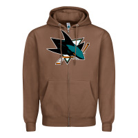 Chestnut the-san-jose-sharks-pen Zipper Hoodie - linhVisuals