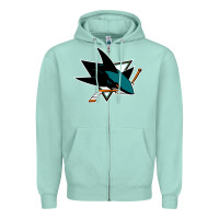 Seafoam the-san-jose-sharks-pen Zipper Hoodie - linhVisuals