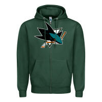 Sports Green the-san-jose-sharks-pen Zipper Hoodie - linhVisuals