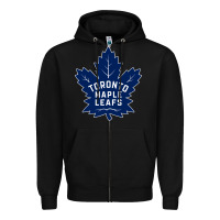 Black the-toronto-maple-leafs-pen Zipper Hoodie - linhVisuals
