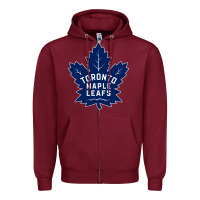 Burgundy the-toronto-maple-leafs-pen Zipper Hoodie - linhVisuals