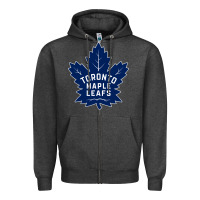 Charcoal Heather the-toronto-maple-leafs-pen Zipper Hoodie - linhVisuals