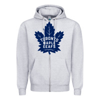 Heather Grey the-toronto-maple-leafs-pen Zipper Hoodie - linhVisuals