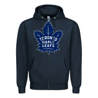 Navy the-toronto-maple-leafs-pen Zipper Hoodie - linhVisuals
